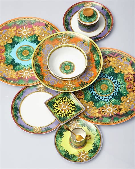 jungle animalier versace|Versace Jungle Animalier Tableware Print Unisex .